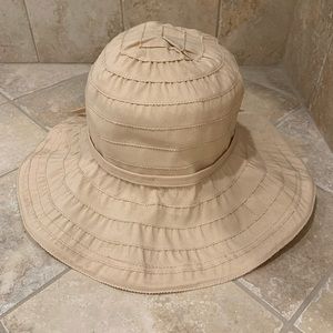 San Diego Hat Co. Wire Brim Ribbon Hat with SPF 50